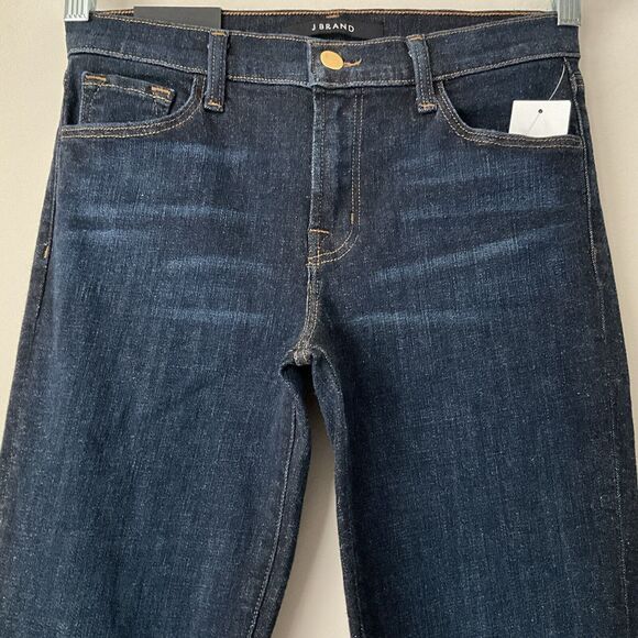 J. Brand Blue Mid Rise Capri Denim In Systematic Skinny Leg 27 - Picture 6 of 9